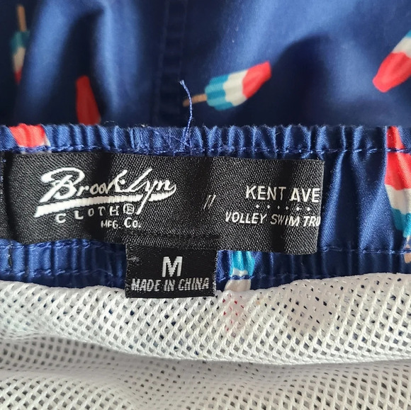 Brooklyn Cloth Young Men Swim trunks sz.M - Picture 6 of 13
